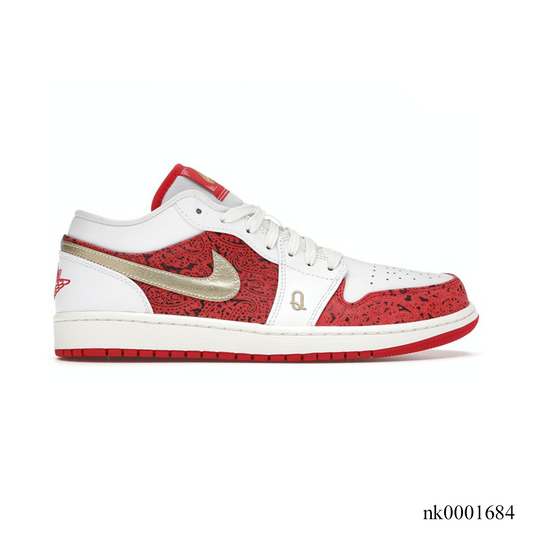 Aj 1 Low Spades Shoes Men'S Sneakers – Nk0001684