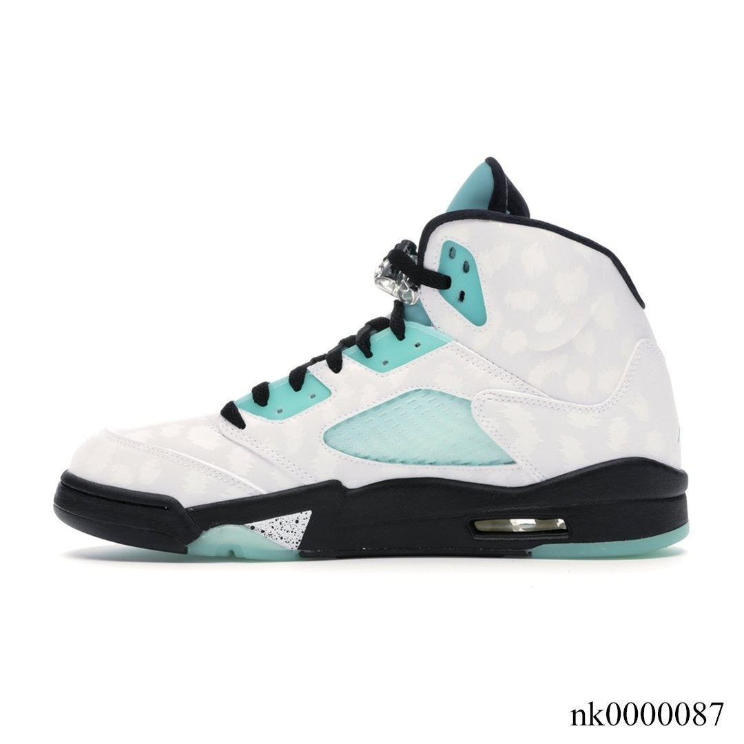 Aj 5 Retro Island Green Shoes Men'S Sneakers – Nk0000087