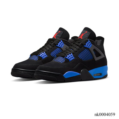 Aj 4 Retro Black Deep Royal Blue Shoes Men'S Sneakers – Nk0004059