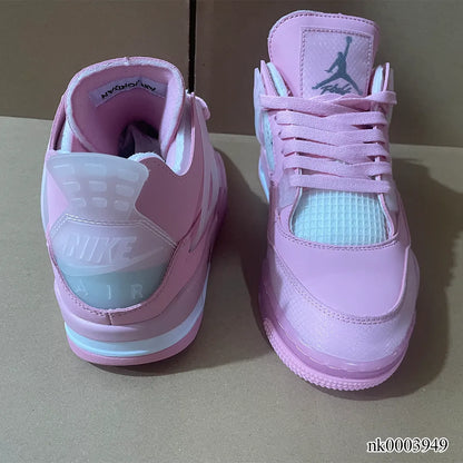 Ow X Aj 4 Pink Shoes Men'S Sneakers – Nk0003949
