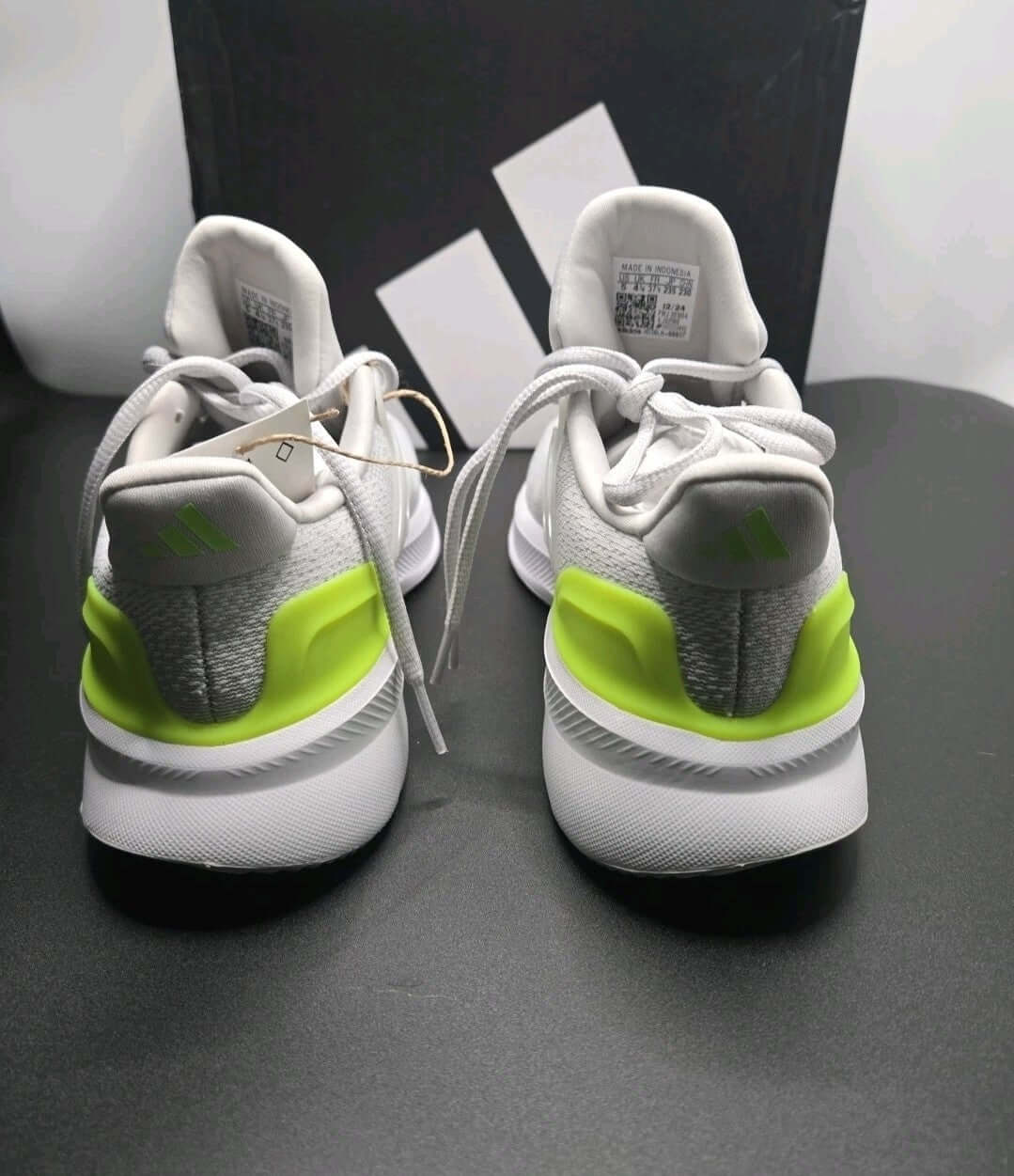 Adidas Ultra Run 5 J JQ2960 – Women’s Running Shoes | White / Blue Lucid Lemon | Lightweight Comfort