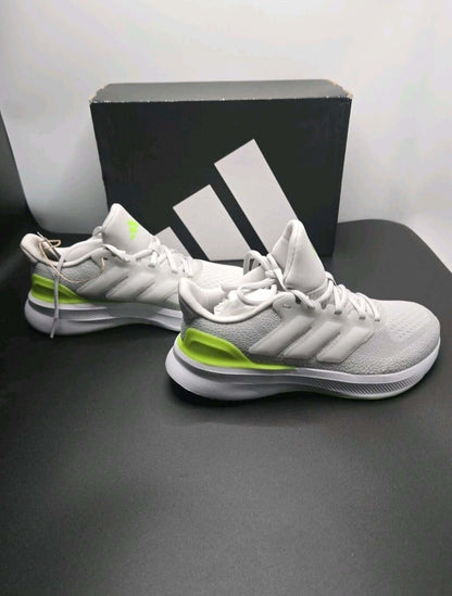 Adidas Ultra Run 5 J JQ2960 – Women’s Running Shoes | White / Blue Lucid Lemon | Lightweight Comfort