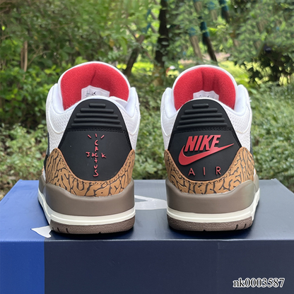 Aj 3 X Travis Scott Palomino Shoes Men'S Sneakers – Nk0003587