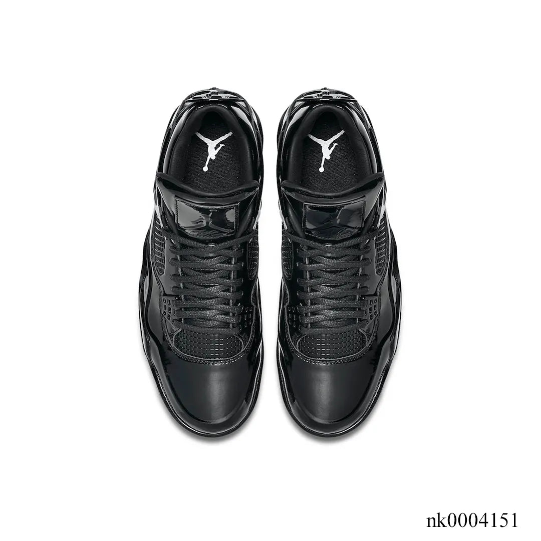 AJ 4 Retro 11Lab4 Black Patent Leather Shoes Women's Sneakers – Nk0004151