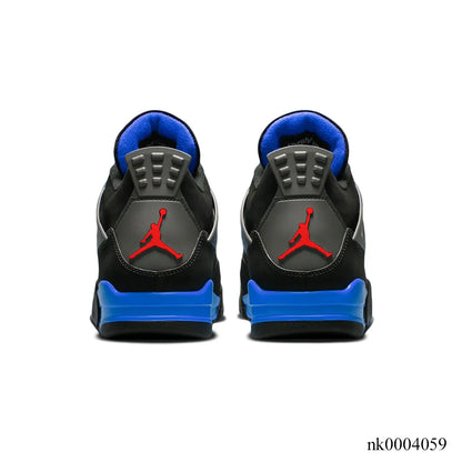 Aj 4 Retro Black Deep Royal Blue Shoes Men'S Sneakers – Nk0004059