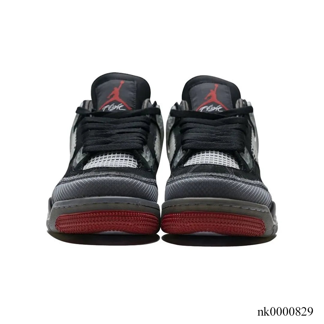 Ow X Aj 4 Bred Shoes Men'S Sneakers – Nk0000829