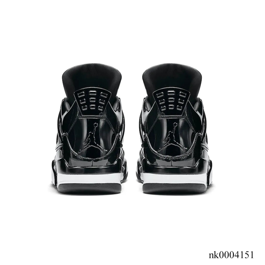 AJ 4 Retro 11Lab4 Black Patent Leather Shoes Women's Sneakers – Nk0004151