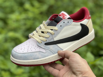 Travis Scott x AJ 1 Low Shoes Women's Sneakers – Nk0001912