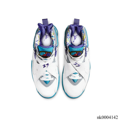 Aj 8 White Aqua Shoes Men'S Sneakers – Nk0004142