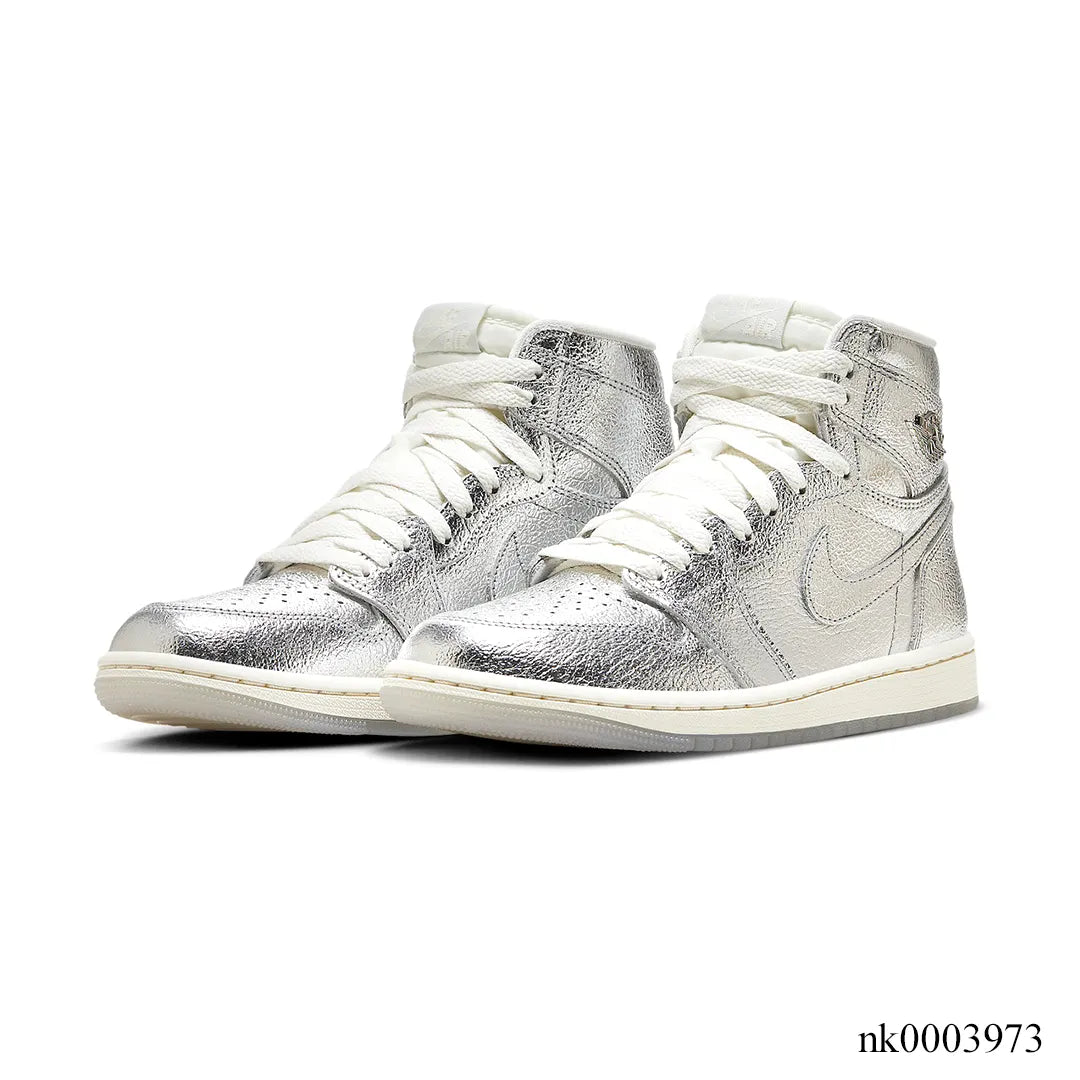 AJ 1 Retro High Chrome Shoes Women's Sneakers – Nk0003973
