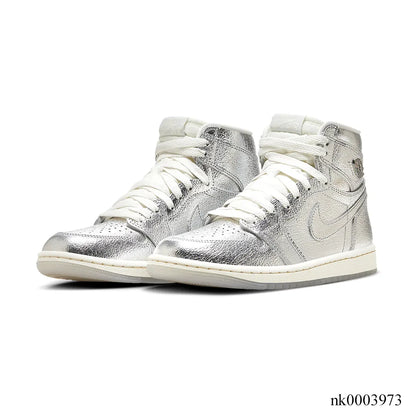AJ 1 Retro High Chrome Shoes Women's Sneakers – Nk0003973