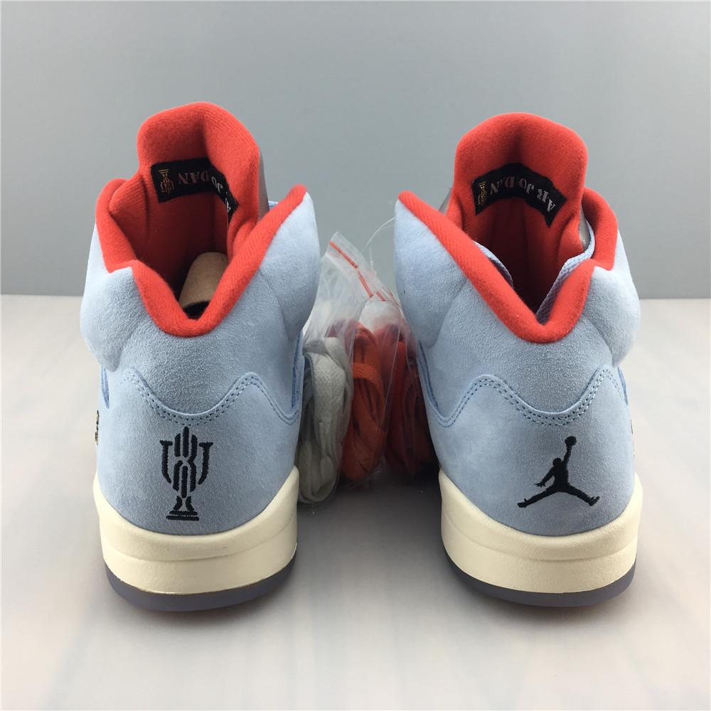 Aj 5 Retro Trophy Room Ice Blue Shoes Men'S Sneakers – Nk0000146