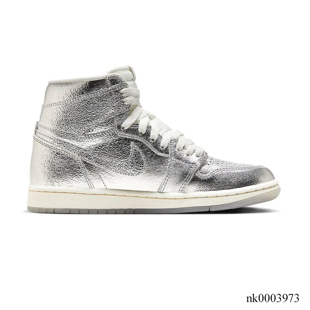 AJ 1 Retro High Chrome Shoes Women's Sneakers – Nk0003973