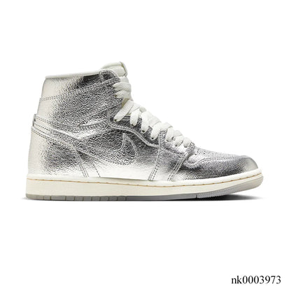 AJ 1 Retro High Chrome Shoes Women's Sneakers – Nk0003973