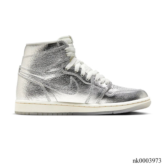 AJ 1 Retro High Chrome Shoes Women's Sneakers – Nk0003973