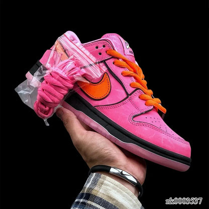 SB Dunk Low x Powerpuff Girls “Blossom” Shoes Women's Sneakers – Nk0003537