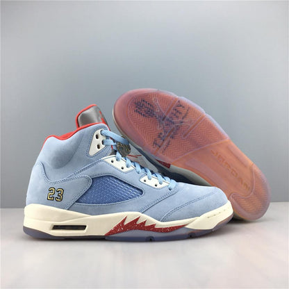 Aj 5 Retro Trophy Room Ice Blue Shoes Men'S Sneakers – Nk0000146
