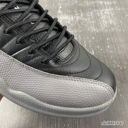 Aj 12 Black/Wolf Grey Shoes Men'S Sneakers – Nk0003847