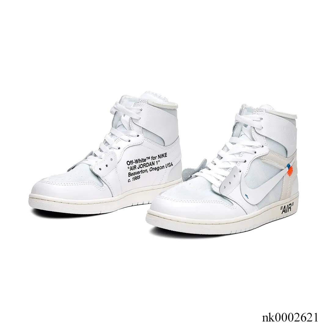 Ow X Aj 1 High White Shoes Men'S Sneakers – Nk0002621