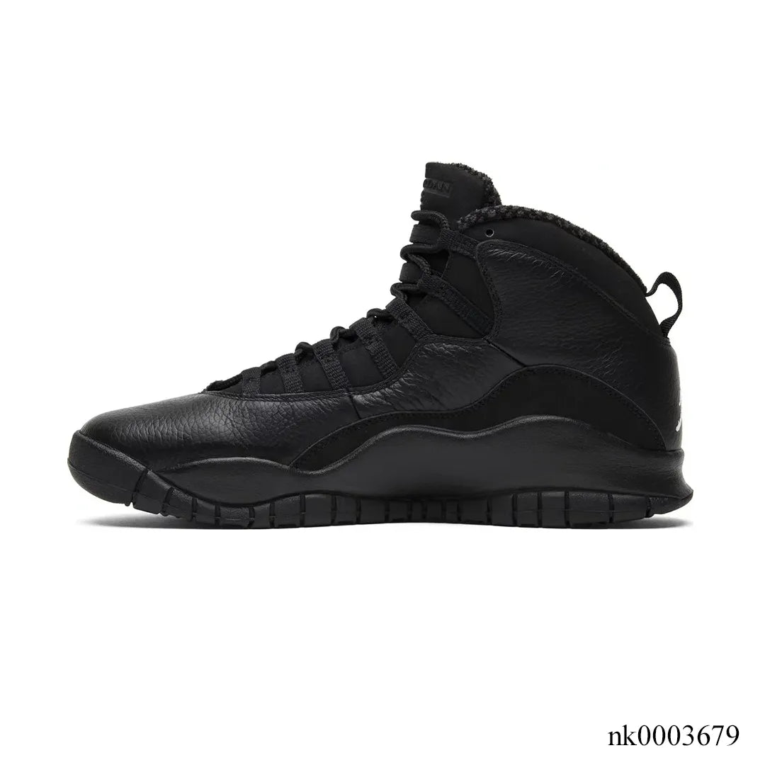 Aj 10 Retro Blackout Shoes Men'S Sneakers – Nk0003679