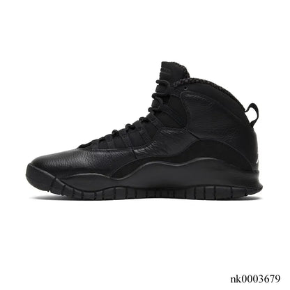 Aj 10 Retro Blackout Shoes Men'S Sneakers – Nk0003679