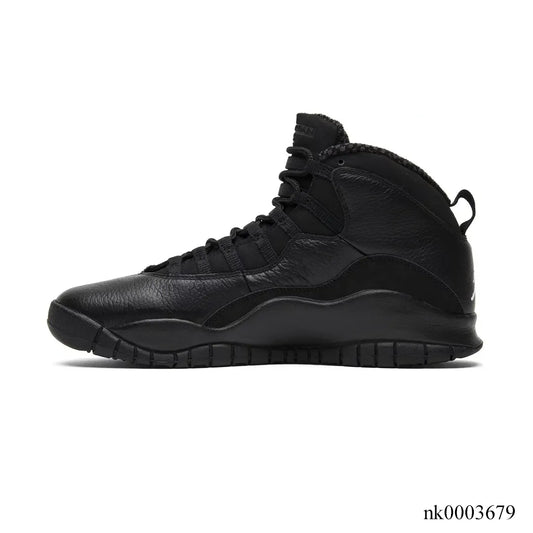 Aj 10 Retro Blackout Shoes Men'S Sneakers – Nk0003679
