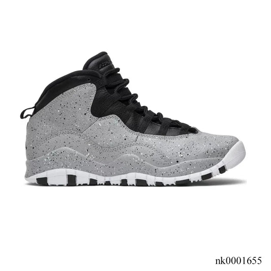 Aj 10 Cement Shoes Men'S Sneakers – Nk0001655