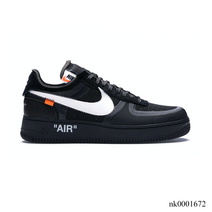 AF 1 Low ow Black White Shoes Women's Sneakers – Nk0001672
