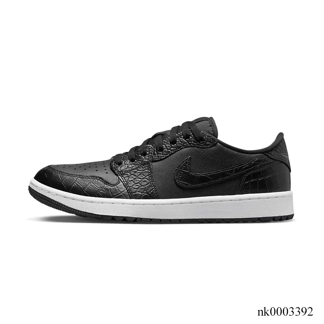 Aj 1 Low Golf Black Crocodile Shoes Men'S Sneakers – Nk0003392