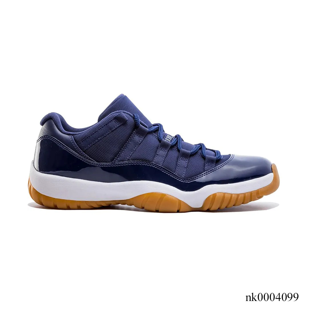 AJ 11 Retro Low Navy Gum Shoes Women's Sneakers – Nk0004099