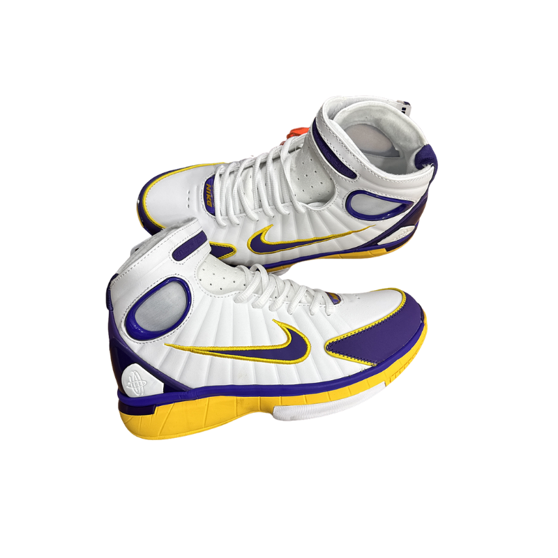 Nike Kobe Air Zoom Huarache 2k4 All-star White-yellow Sneakers with vibrant colorway for performance and style.