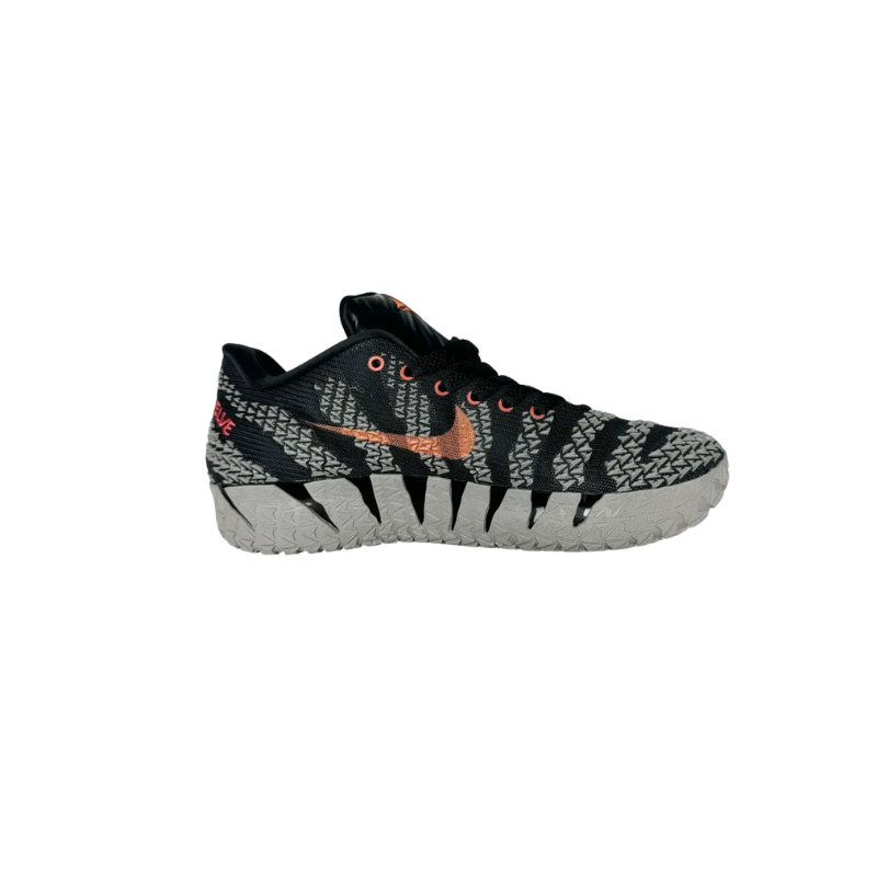 Nike JA 3 black and gray basketball shoes, Ja Morant signature sneaker