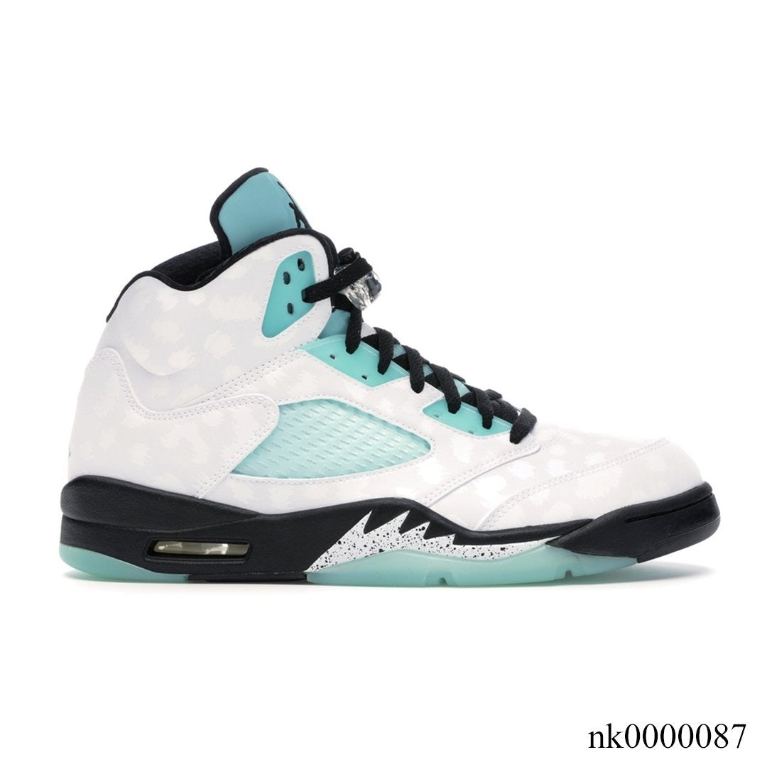 Aj 5 Retro Island Green Shoes Men'S Sneakers – Nk0000087