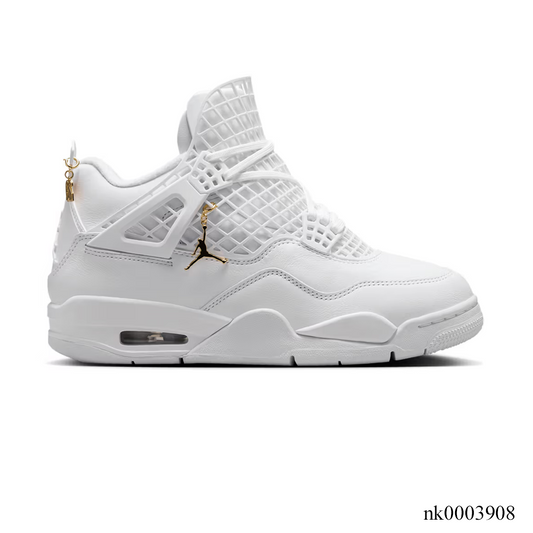 [Premium] AJ 4 NET White Shoes Women's Sneakers – Nk0003908
