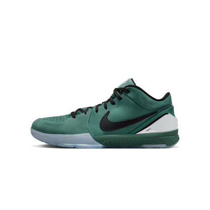 Nike Zoom Kobe 4 Protro Girl Dad Athletic Shoe in green with black detailing, perfect for performance and style.