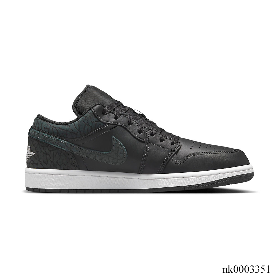 AJ 1 Low SE Black Elephant Shoes Women's Sneakers – Nk0003351