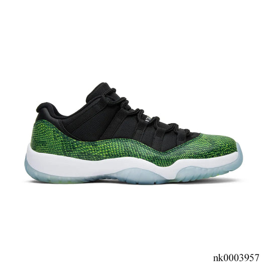 Aj 11 Low Green Snakeskin Shoes Men'S Sneakers – Nk0003957