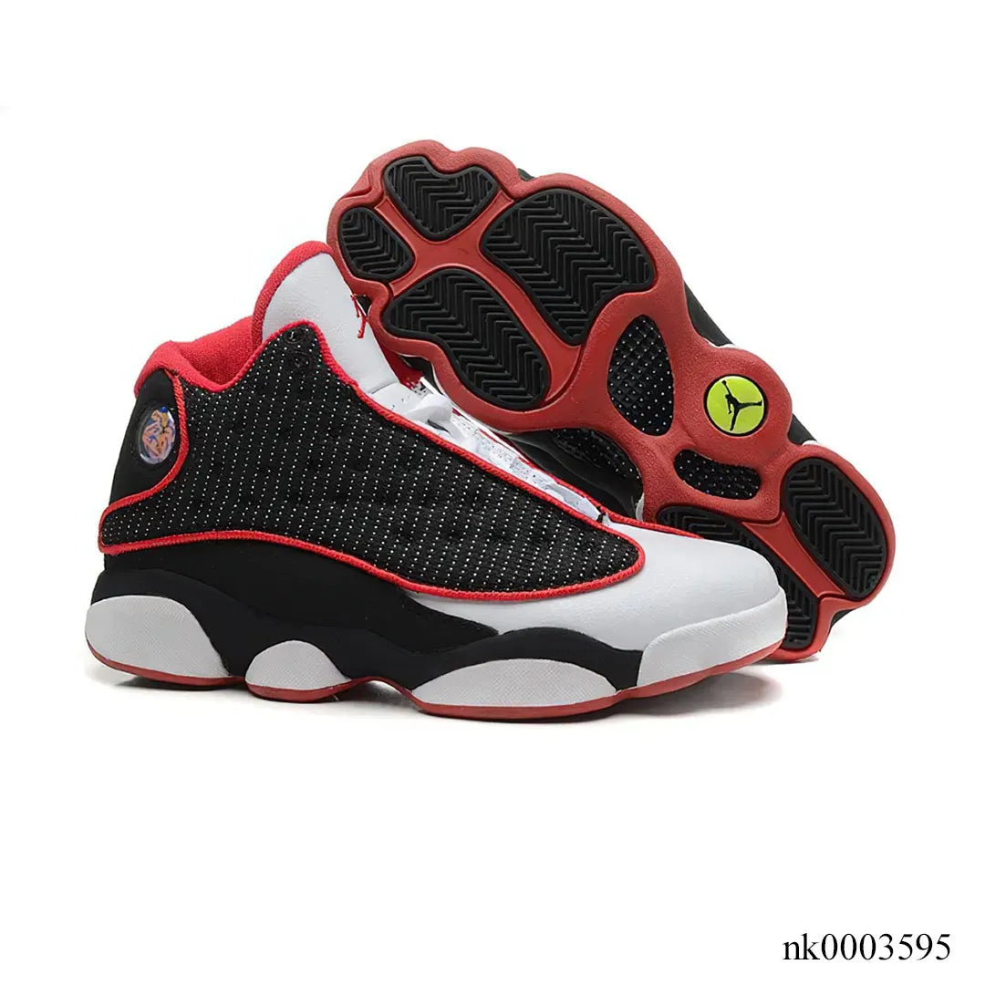 Aj 13 White Black Red Mesh Shoes Men'S Sneakers – Nk0003595