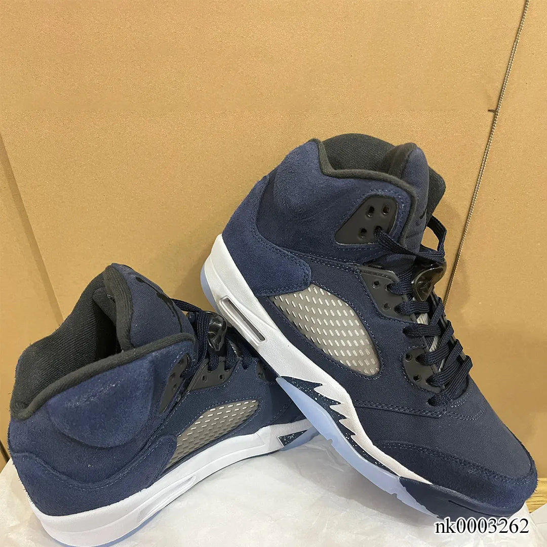 AJ 5 Midnight Navy Shoes Women's Sneakers – Nk0003262