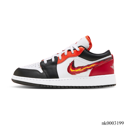 Aj 1 Low Flaming Swoosh Shoes Men'S Sneakers – Nk0003199