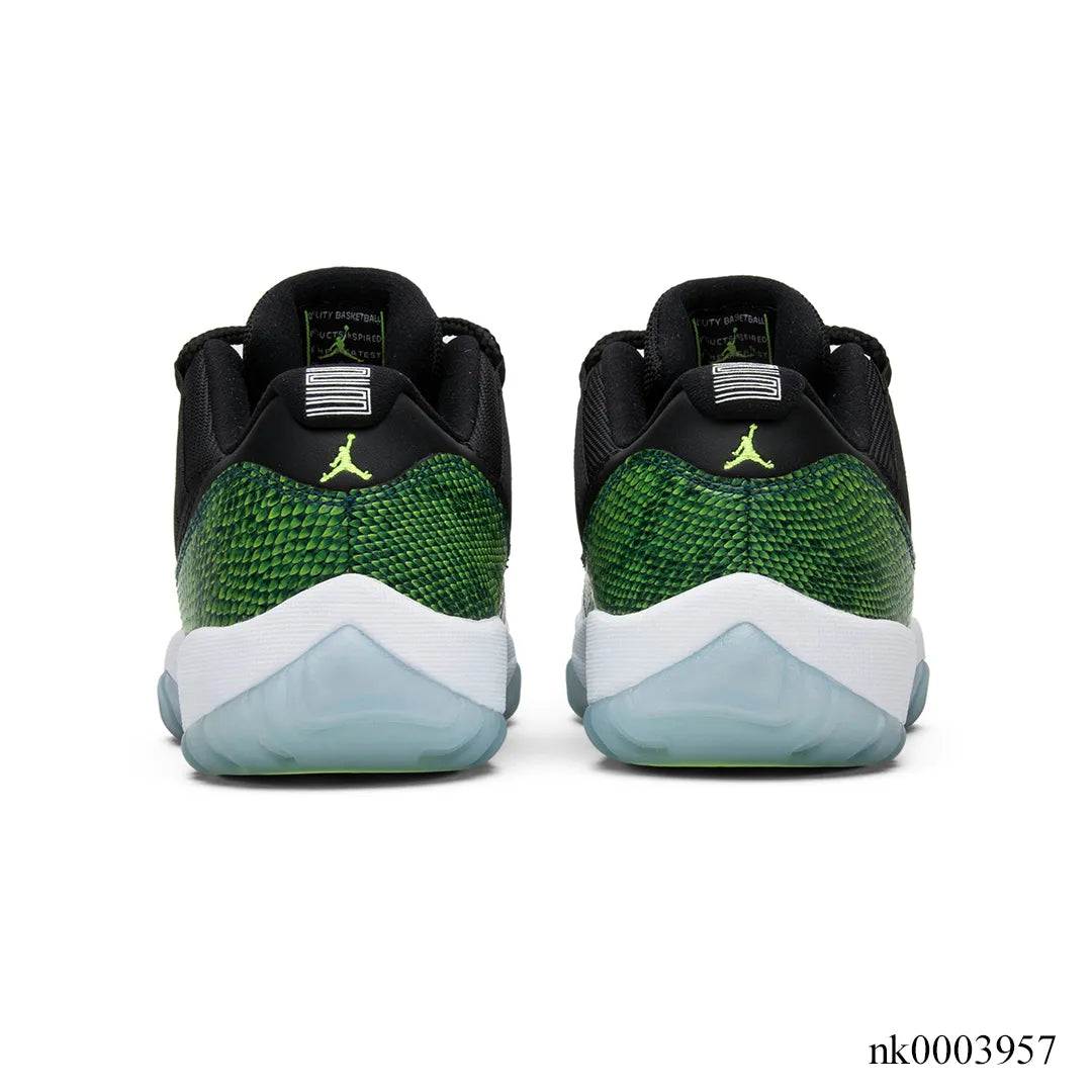 Aj 11 Low Green Snakeskin Shoes Men'S Sneakers – Nk0003957