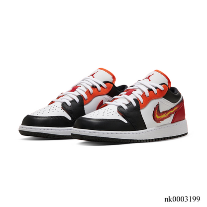 Aj 1 Low Flaming Swoosh Shoes Men'S Sneakers – Nk0003199