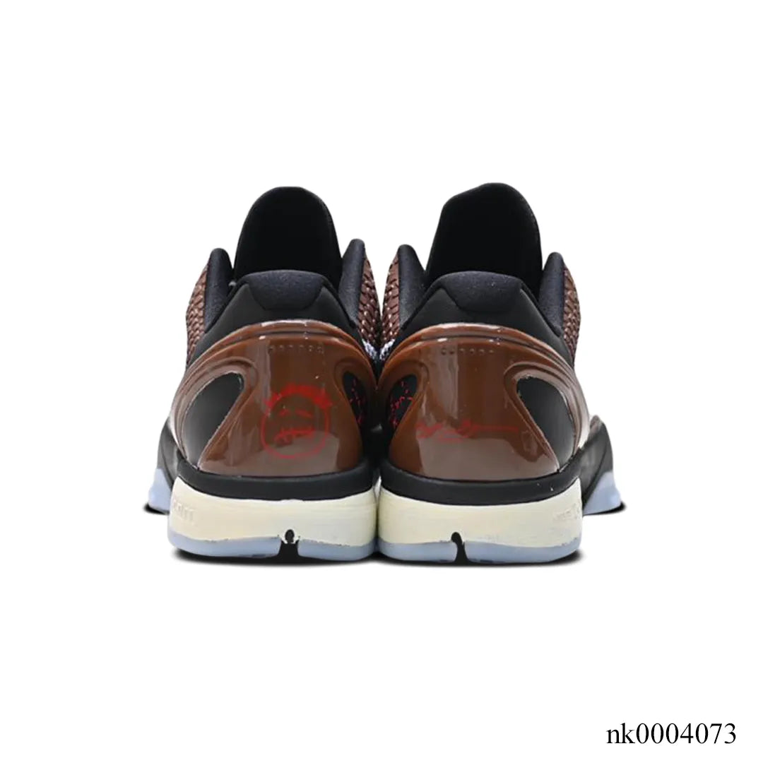 Travis Scott x Kobe 6 Protro Dark Mocha Shoes Women's Sneakers – Nk0004073