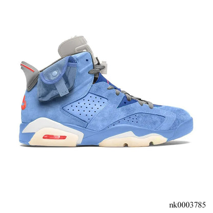 Aj 6 X Travis Scott Houston Oilers Light Blue Shoes Men'S Sneakers – Nk0003785