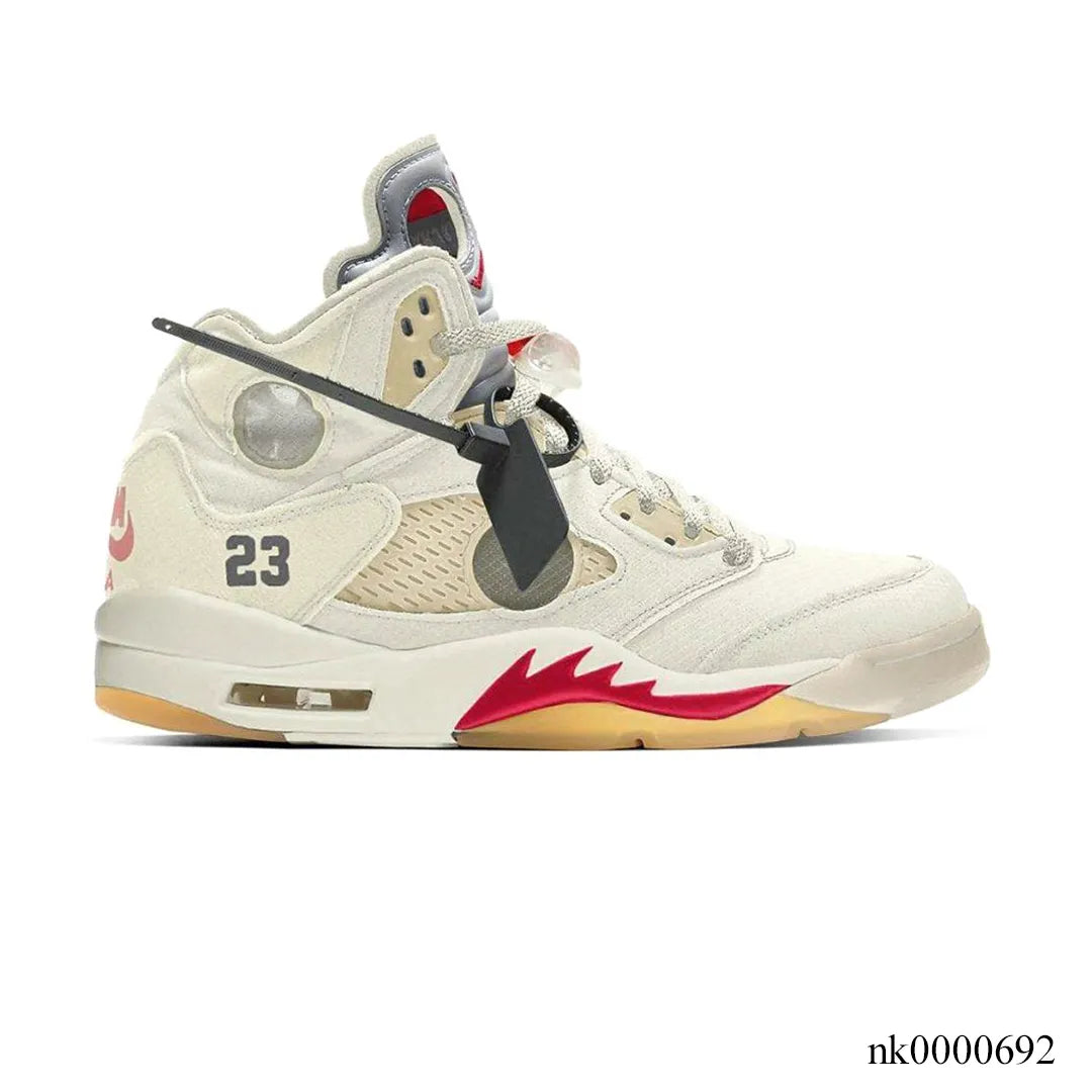 Aj 5 Retro Ow Sail Shoes Men'S Sneakers – Nk0000692