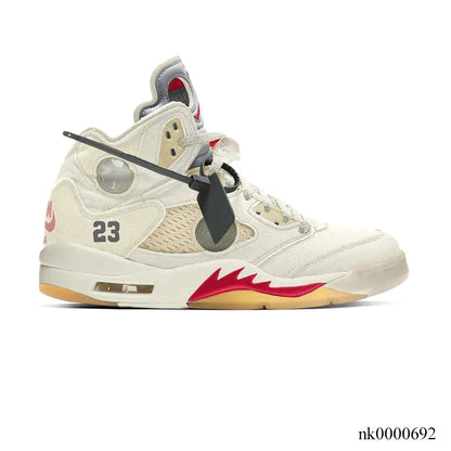 Aj 5 Retro Ow Sail Shoes Men'S Sneakers – Nk0000692