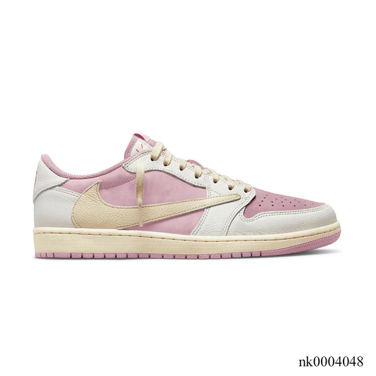Travis Scott X Aj 1 Low Og Shy Pink Shoes Men'S Sneakers – Nk0004048