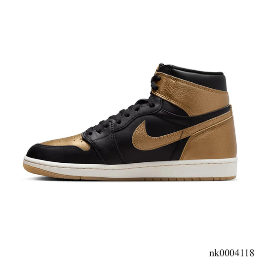 AJ 1 High OG Gold Medal/Metallic Gold Shoes Women's Sneakers – Nk0004118