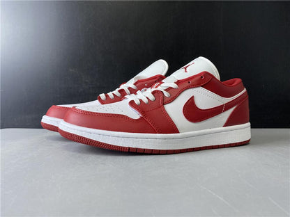 AJ 1 Low Gym Red White Shoes Women's Sneakers – Nk0000748