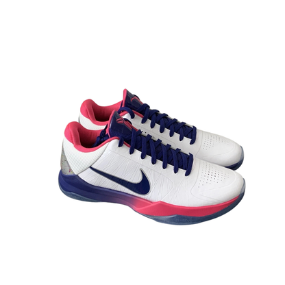 Nike Zoom Kobe 5 Protro Kay Yow Sneaker in pink and white colorway